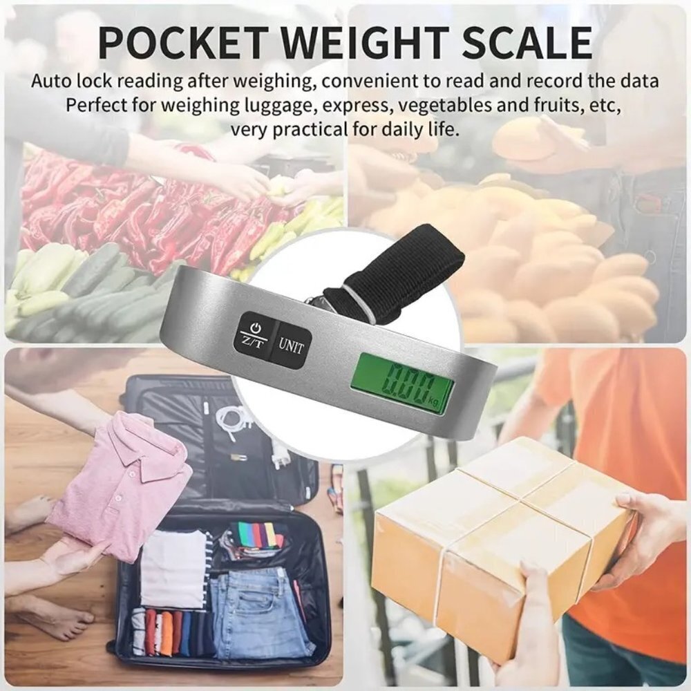 Travel Passions - Digital Portable Luggage Scale